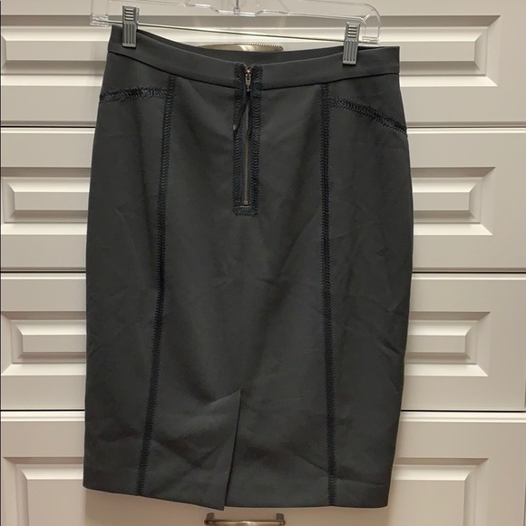 Rebecca Taylor contrast stitch pencil skirt - Picture 2 of 8